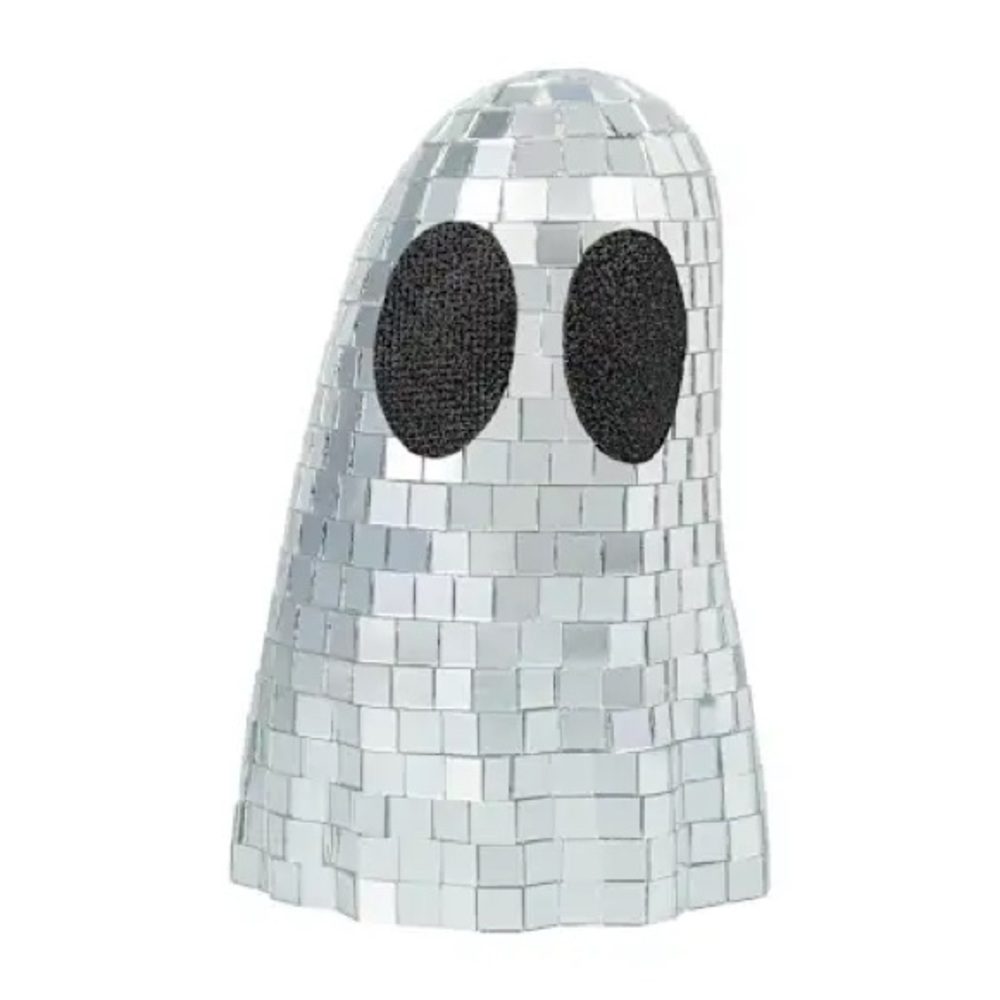 Halloween Ghost Mirrored Disco Small Ghost Figurine Decor